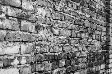 Background of old vintage brick wall