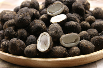 raw basa mushroom is food from nature