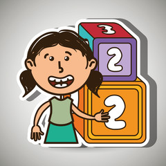 kids and toys design 