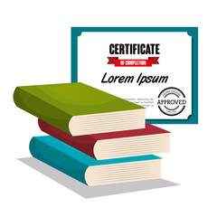 education certificate  design 