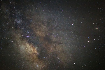 Fototapeta na wymiar The center of the milky way galaxy, Long exposure photograph