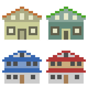 Pixel Art House