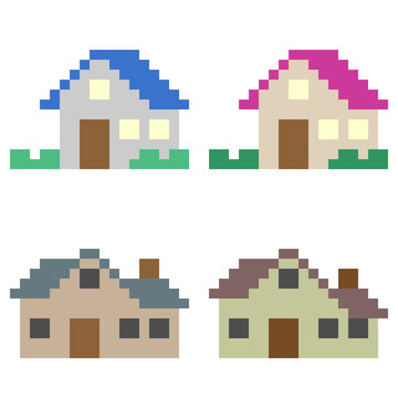 Pixel Art House