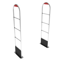 3D shoplifter scanner isolated on white