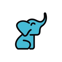 animal photography logo vector