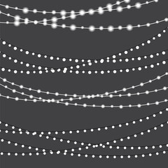 Chalkboard String Lights Bunches Set - 112689545