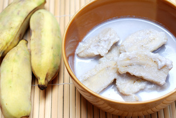 Banana with Coconut Milk