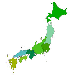日本　地図　国　アイコン