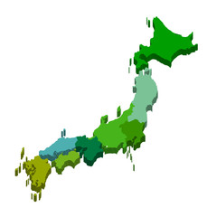 日本　地図　国　アイコン