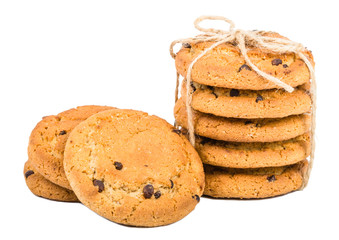 Oat cookies with raisins