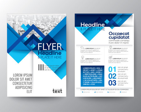 Abstract geometric background for Poster Brochure Flyer design Layout