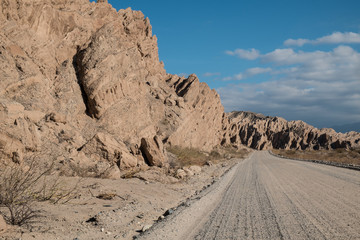 Andean dirt road