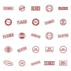 Abstract stamp objects