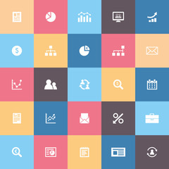 abstract business symbols