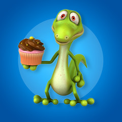 Fototapeta premium Fun lizard