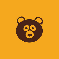 Cute bear Face