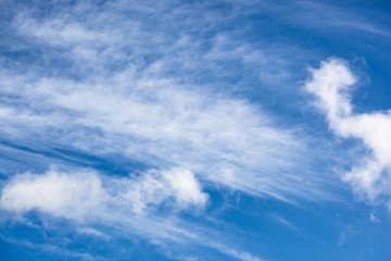 Blue sky and clouds