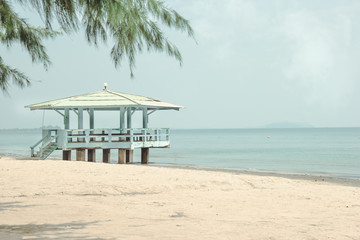 pavilion on Laem Singh beach Chantaburi province,Thailand