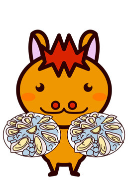 生ガキと動物シリーズ