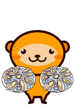 生ガキと動物シリーズ