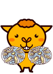 生ガキと動物シリーズ