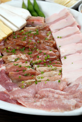 Fresh pork Korean BBQ
