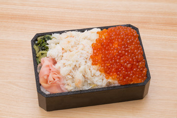 カニ・イクラ丼
