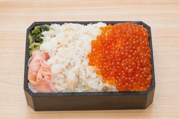 カニ・イクラ丼
