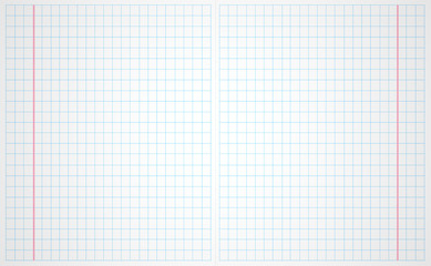 pattern paper exercise book in a cell