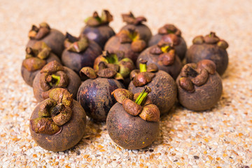 Fresh Mangosteen fruit