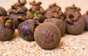 Fresh Mangosteen fruit