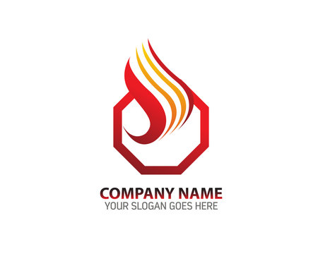 Eternal Fire Abstract Logo Icon Template