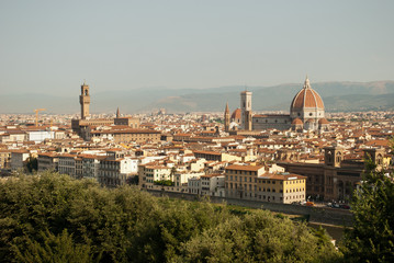 Fototapeta na wymiar View of the beautiful city 'of Florence