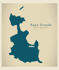 Modern Map - Aqua Grande ST