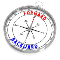 Forward and backward - 3D compass