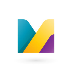 Abstract Letter M Logo