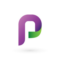 Abstract Letter P Logo