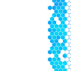 geometric Hexagon abstract vector background