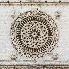window rose from Assisi