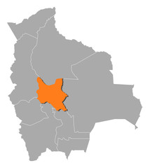 Map - Bolivia, Cochabamba