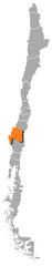 Map - Chile, Bio-Bío