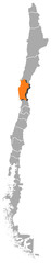 Map - Chile, Coquimbo