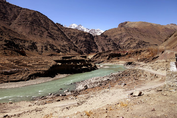 Indus rivers - Leh, Ladakh, India