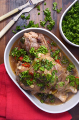 Roasted Lamb Shank casserole