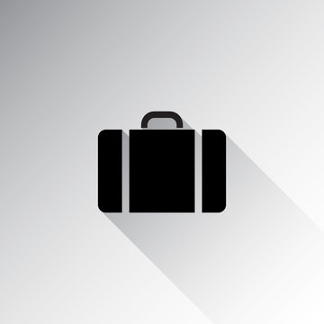 Suitcase icon. Vector illustration