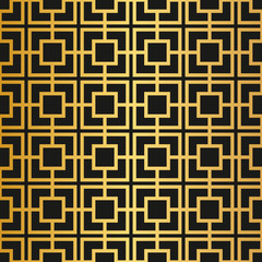 Art Deco seamless vintage wallpaper pattern. Geometric decorativ
