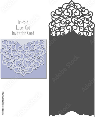 laser cut invitation card laser cutting pattern for invitation