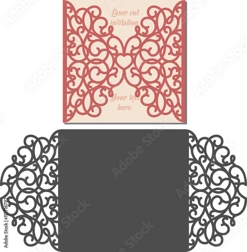 laser cut invitation card laser cutting pattern for invitation