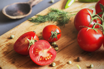 tomatoes, species, food, healthy, vegetable, summer, vitamin, peppers