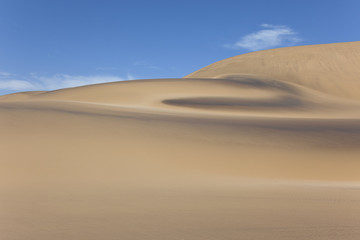 Fototapeta na wymiar Sand dune in the Namib Desert near Swakopmund